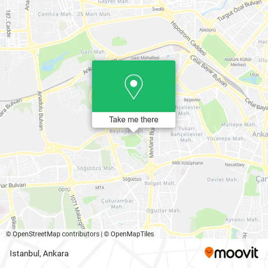 Istanbul map