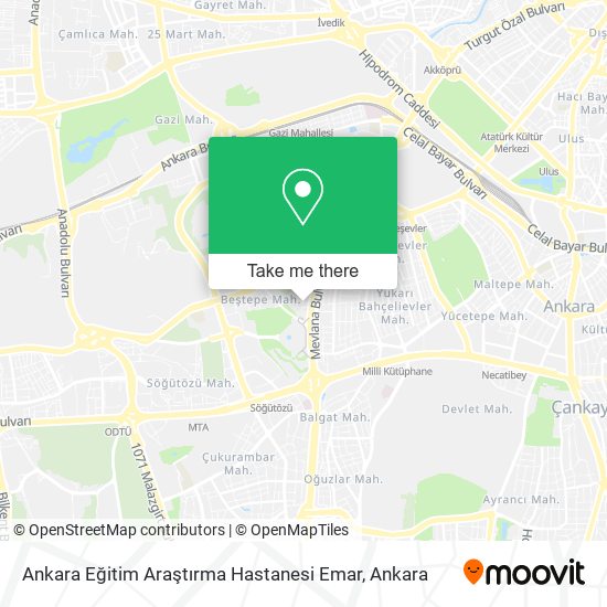 Ankara Eğitim Araştırma Hastanesi Emar map