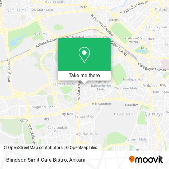 Blindson Simit Cafe Bistro map