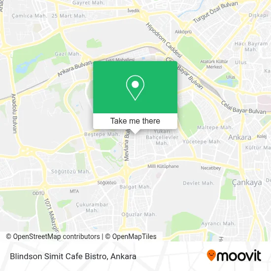 Blindson Simit Cafe Bistro map