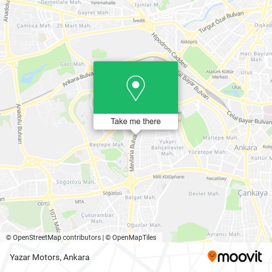 Yazar Motors map