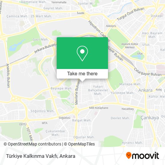 Türkiye Kalkınma Vakfı map