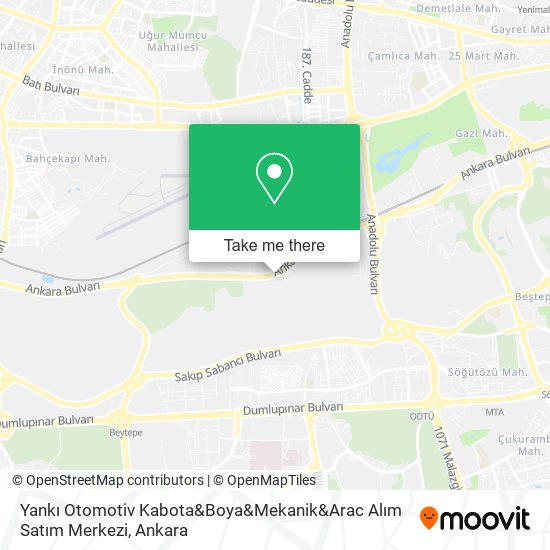 Yankı Otomotiv Kabota&Boya&Mekanik&Arac Alım Satım Merkezi map