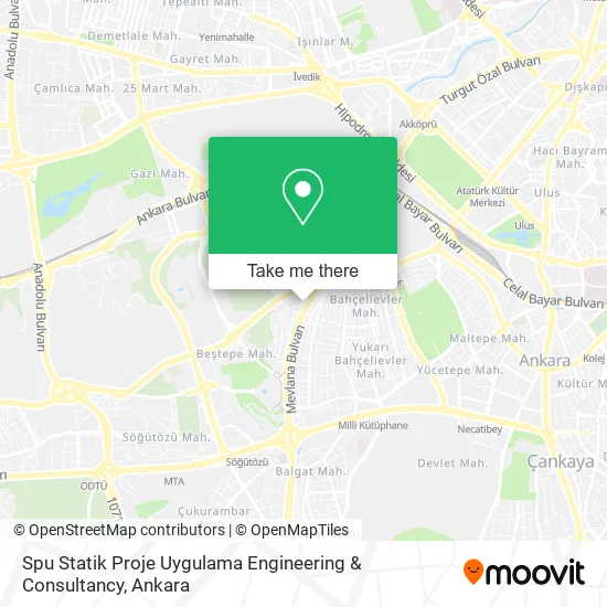 Spu Statik Proje Uygulama Engineering & Consultancy map