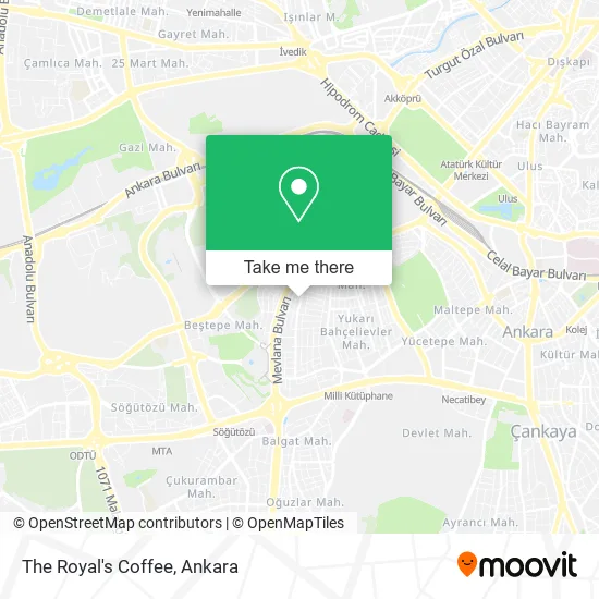 The Royal's Coffee map