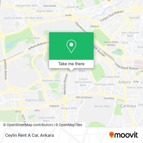 Ceylin Rent A Car map