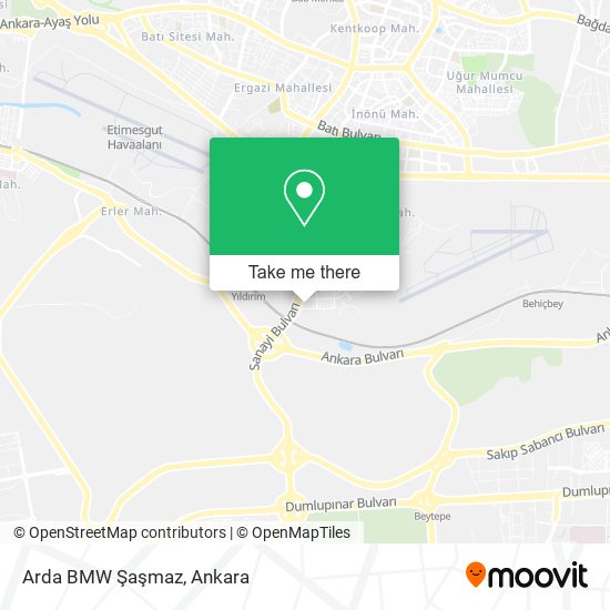 Arda BMW Şaşmaz map