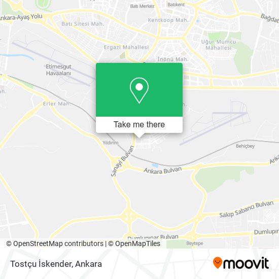 Tostçu İskender map
