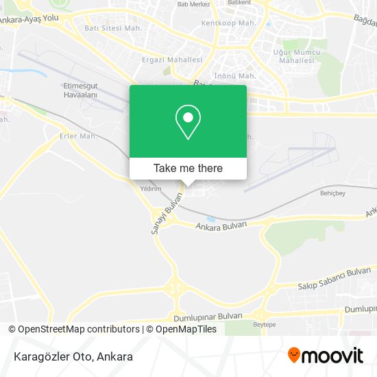 Karagözler Oto map