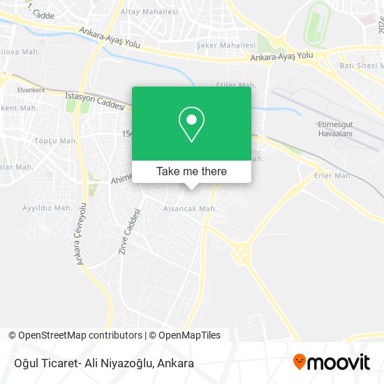 Oğul Ticaret- Ali Niyazoğlu map