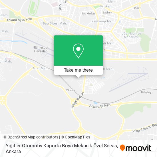 Yiğitler Otomotiv Kaporta Boya Mekanik Özel Servis map