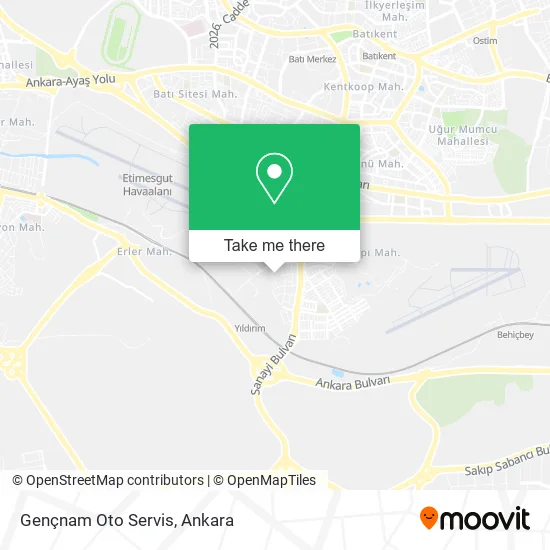 Gençnam Oto Servis map