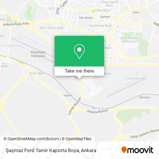 Şaşmaz Ford Tamir Kaporta Boya map