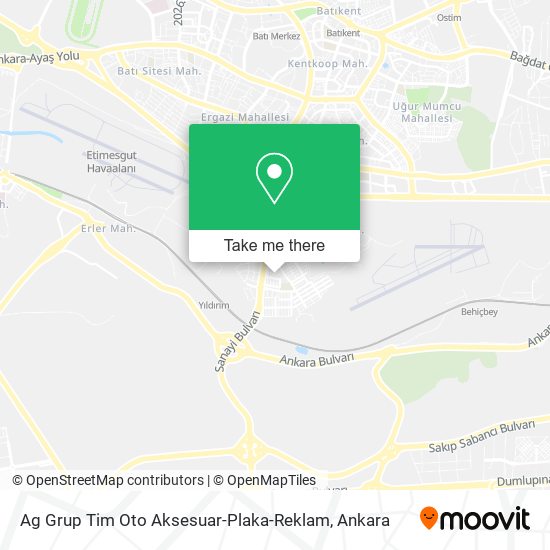 Ag Grup Tim Oto Aksesuar-Plaka-Reklam map