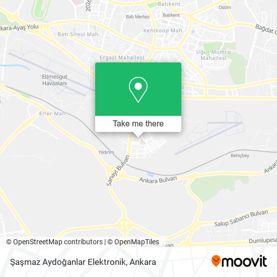 Şaşmaz Aydoğanlar Elektronik map