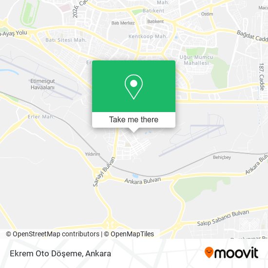 Ekrem Oto Döşeme map