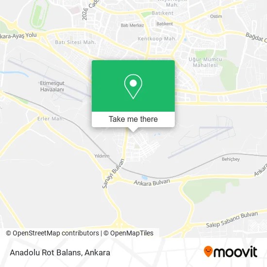 Anadolu Rot Balans map