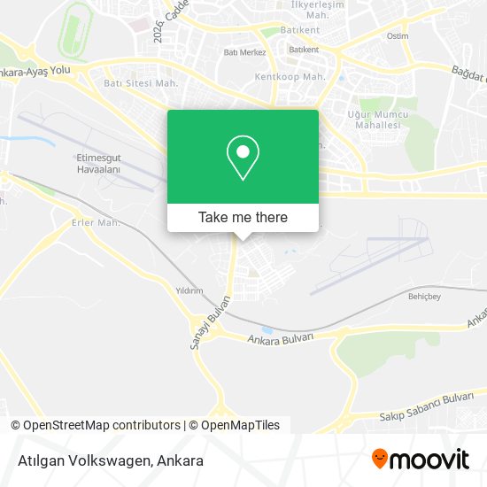 Atılgan Volkswagen map