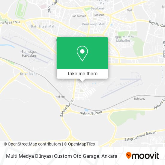 Multi Medya Dünyası Custom Oto Garage map