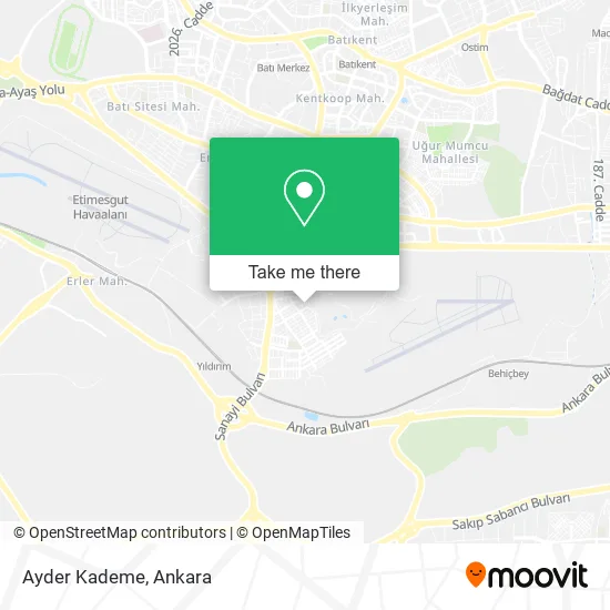 Ayder Kademe map