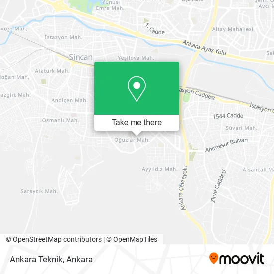 Ankara Teknik map