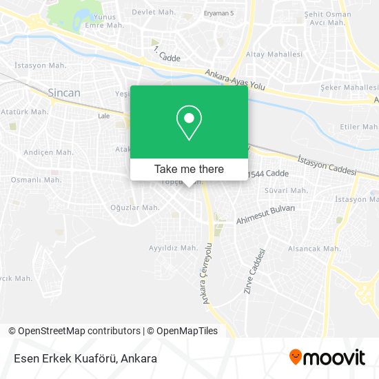 Esen Erkek Kuaförü map