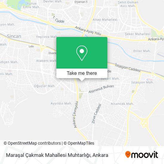 Maraşal Çakmak Mahallesi Muhtarlığı map