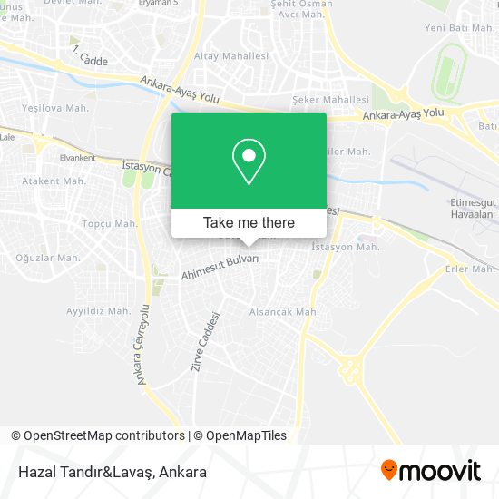 Hazal Tandır&Lavaş map