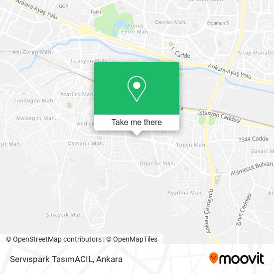 Servıspark TasımACIL map