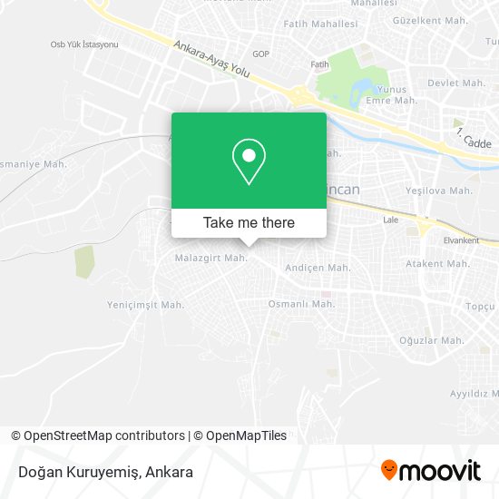 Doğan Kuruyemiş map