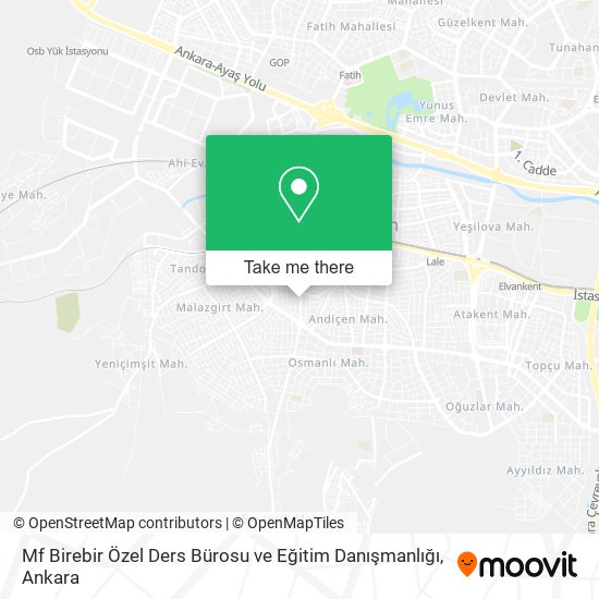 Mf Birebir Özel Ders Bürosu ve Eğitim Danışmanlığı map