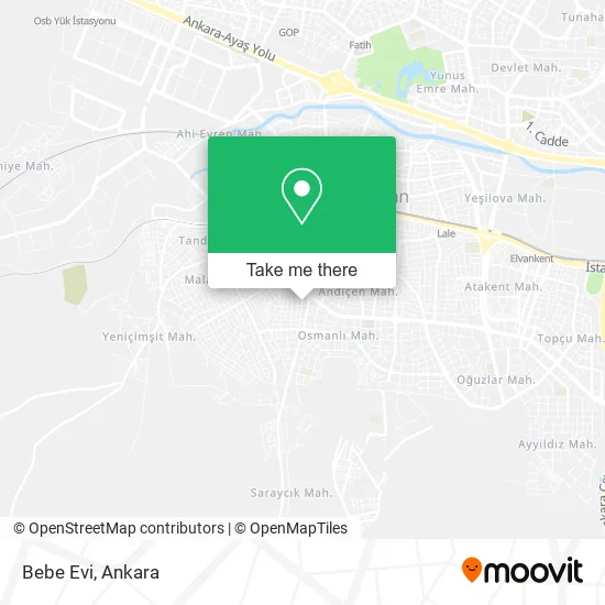 Bebe Evi map