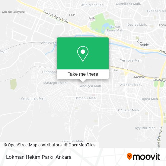 Lokman Hekim Parkı map