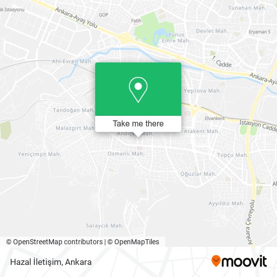 Hazal İletişim map