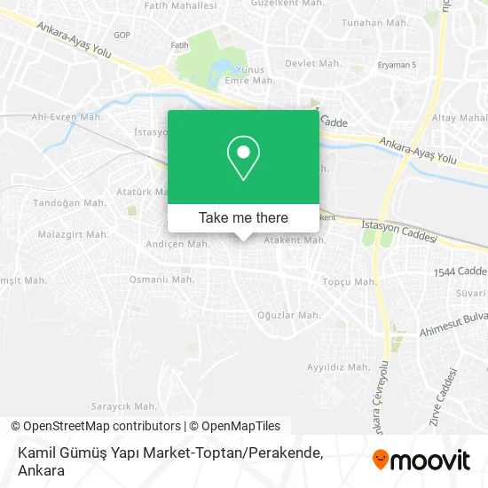 Kamil Gümüş Yapı Market-Toptan / Perakende map