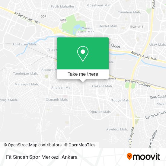 Fit Sincan Spor Merkezi map