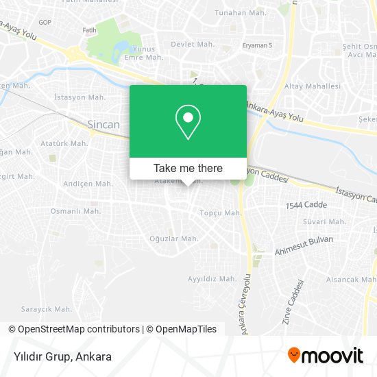 Yılıdır Grup map