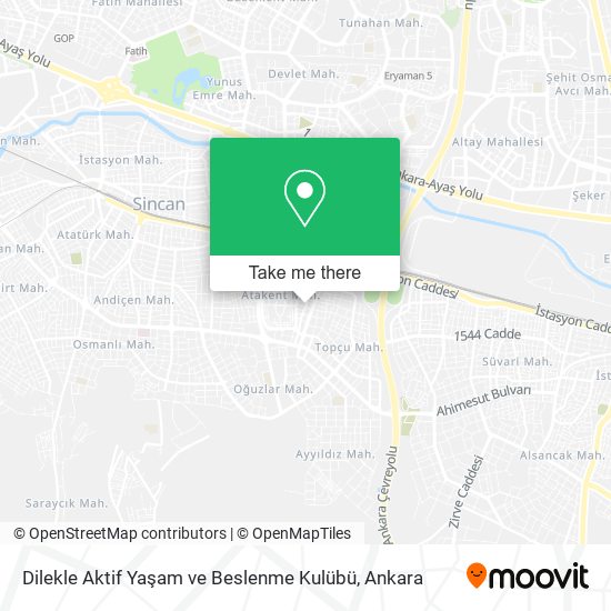 Dilekle Aktif Yaşam ve Beslenme Kulübü map