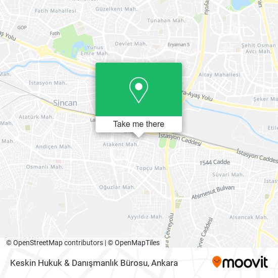Keskin Hukuk & Danışmanlık Bürosu map