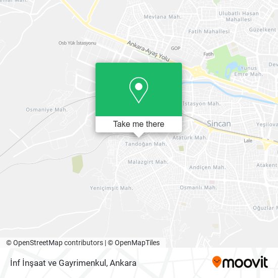 İnf İnşaat ve Gayrimenkul map