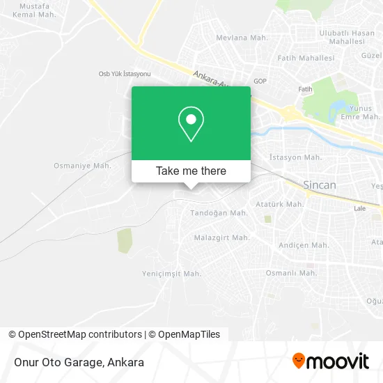 Onur Oto Garage map