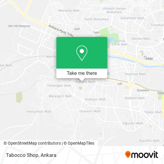 Tabocco Shop map