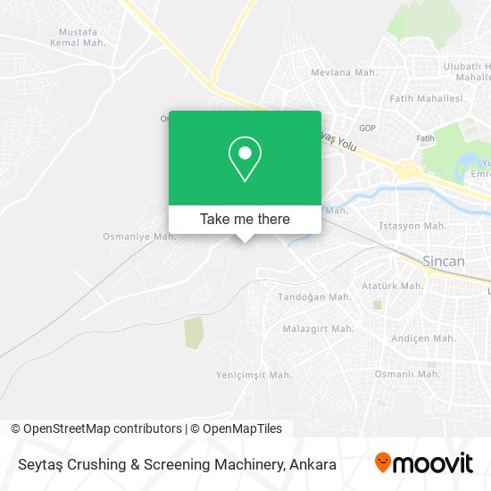 Seytaş Crushing & Screening Machinery map