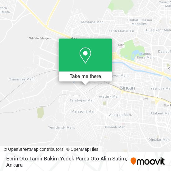 Ecrin Oto Tamir Bakim Yedek Parca Oto Alim Satim map