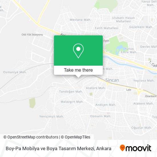 Boy-Pa Mobilya ve Boya Tasarım Merkezi map