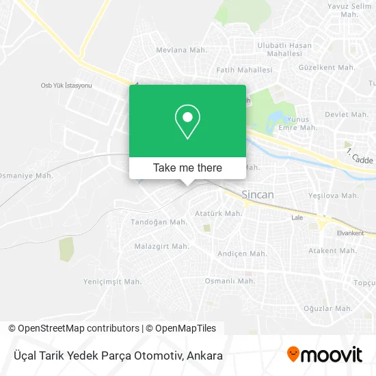 Üçal Tarik Yedek Parça Otomotiv map