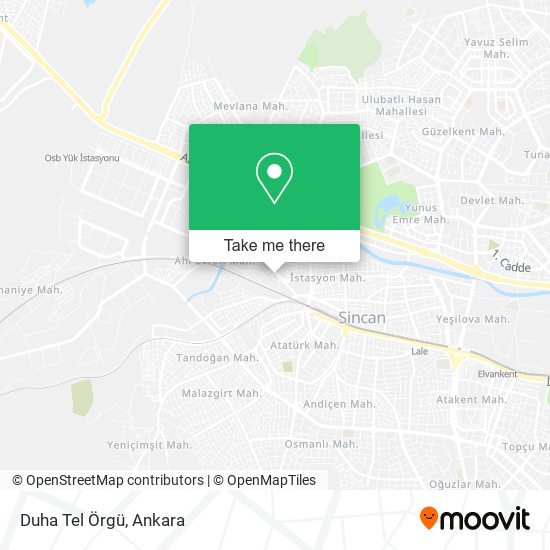 Duha Tel Örgü map