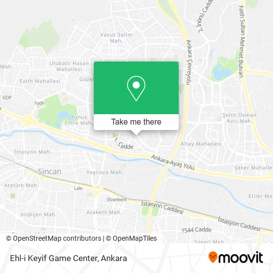 Ehl-i Keyif Game Center map