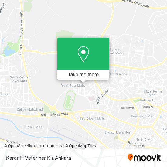 Karanfıl Veterıner Klı map