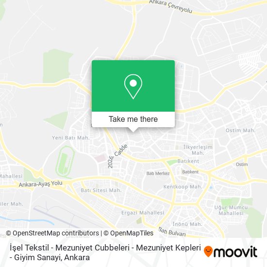 İşel Tekstil - Mezuniyet Cubbeleri - Mezuniyet Kepleri - Giyim Sanayi map